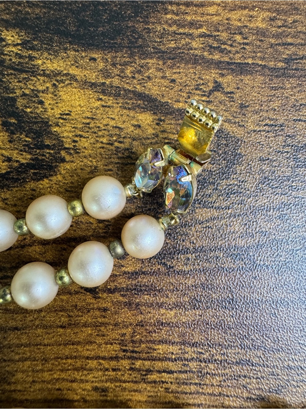 Boucher LeC Le Couturier Vintage Necklace Beaded Double Strand AB Crystal 1960’s - Picture 12 of 16